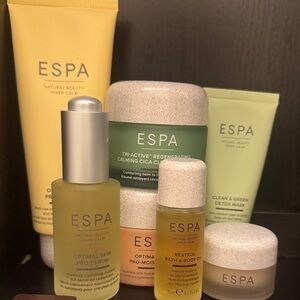 ESPA Skincare Cleanser & Exfoliant Set - Yellow and Green